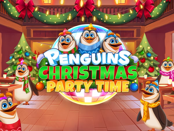Penguins Christmas Party Time